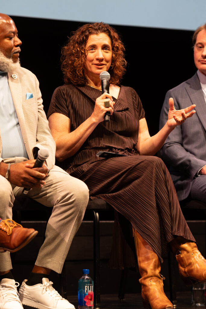 Panelist Maggie Harlow, Executive Director, Jack Harlow Foundation at KET's Louisville event.